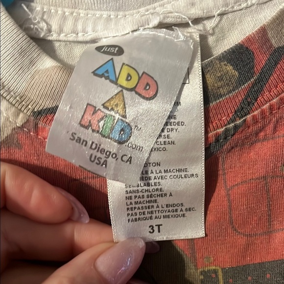 Kids Graphic T-Shirt - White - Picture 3 of 4